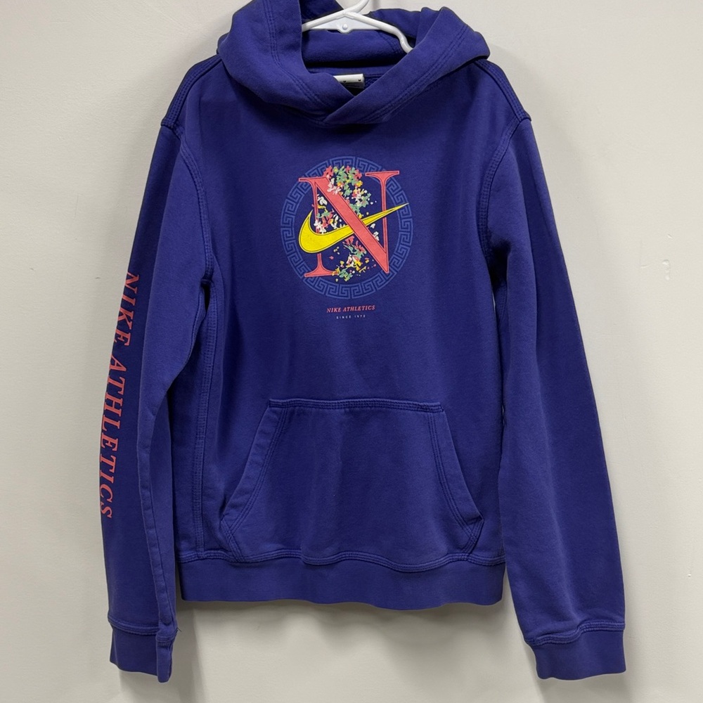 Nike Purple Hoodie with Graphic Design